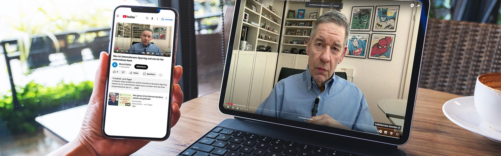 Videos zu Prävention und Nachhaltigkeit bei Diabetes Typ 2, Burnout, Adipositas (Übergewicht), Herz-Kreislauf durch Abnehmen, Gewichtsreduktion, Bewegung, Sport, Stressreduktion etc. in Bonn, Köln, Düsseldorf